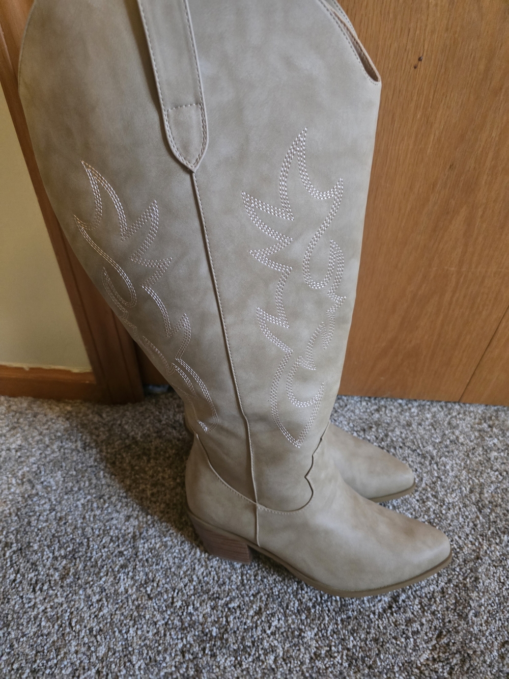 Billini Taupe Western Boots